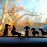 Playful Miniature Cat Stickers - Set of 9 Tiny Cat Decals for Car Mirrors, Laptops, and Windows | Adorable Small Cat Sticker Collection