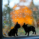 Playful Miniature dog Stickers - Set of 9 Tiny French Bulldog Decals for Car Mirrors, Laptops, Windows | Adorable Small Puppy Stickers