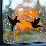 Miniature Hummingbird Decals – Set of 10 Tiny Bird Stickers | mini Vinyl Wall & Window Art, Car, Laptop Decoration, Handmade in Canada