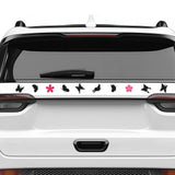 Playful Miniature Butterfly & Flower Car Decals – Cute Vinyl Sticker Set for Rear Window, Car Body, Laptop, or Windows (Set of 10)