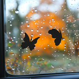 Playful Miniature Butterfly & Flower Car Decals – Cute Vinyl Sticker Set for Rear Window, Car Body, Laptop, or Windows (Set of 10)