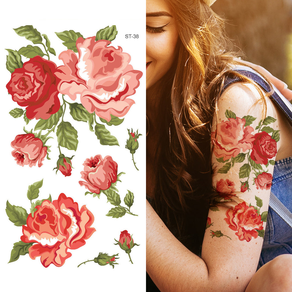 Supperb® Temporary Tattoos - Rose Blooming