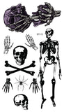Supperb Temporary Tattoos - Skull Halloween Tattoo