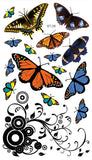 Supperb® Temporary Tattoos - Realistic Butterfly Tattoos