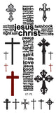 Supperb® Temporary Tattoos - Religious Christian Cross Tattoos