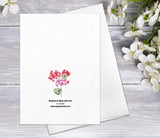 Wildflower Floral Flower Hydrangea Watercolour Card Flower Greeting Cards Anniversary Mother's day Valentine's Day Blank Greeting Card