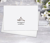 Happy Father's Day Garlic Vine Purple Vine Pink Vine Flower Greeting Cards Wildflower Floral Fathers Day Card Father Card Father's Day Gift