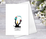 Personalized Photo Birthday Card Children's Birthday Card Custom Birthday Card Add Your Photograph Funny Monkey Happy Birthday Greeting Card